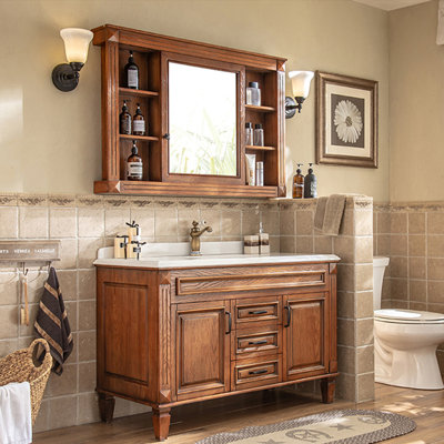Meuble-lavabo sur pied American Retro