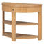 Console en bois avec tiroir et tablettes-133712546
