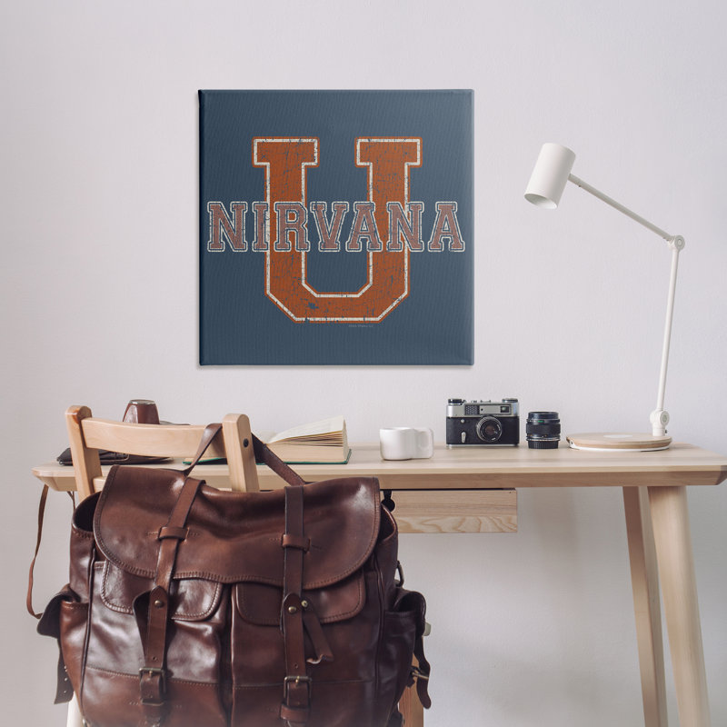 Art mural en toile Nirvana U Varsity, H 36 po x l 36 po