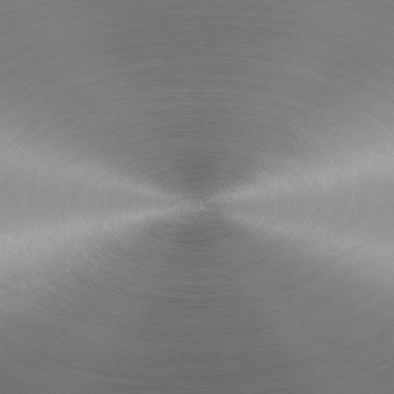 Table d'appoint en métal nickel brossé