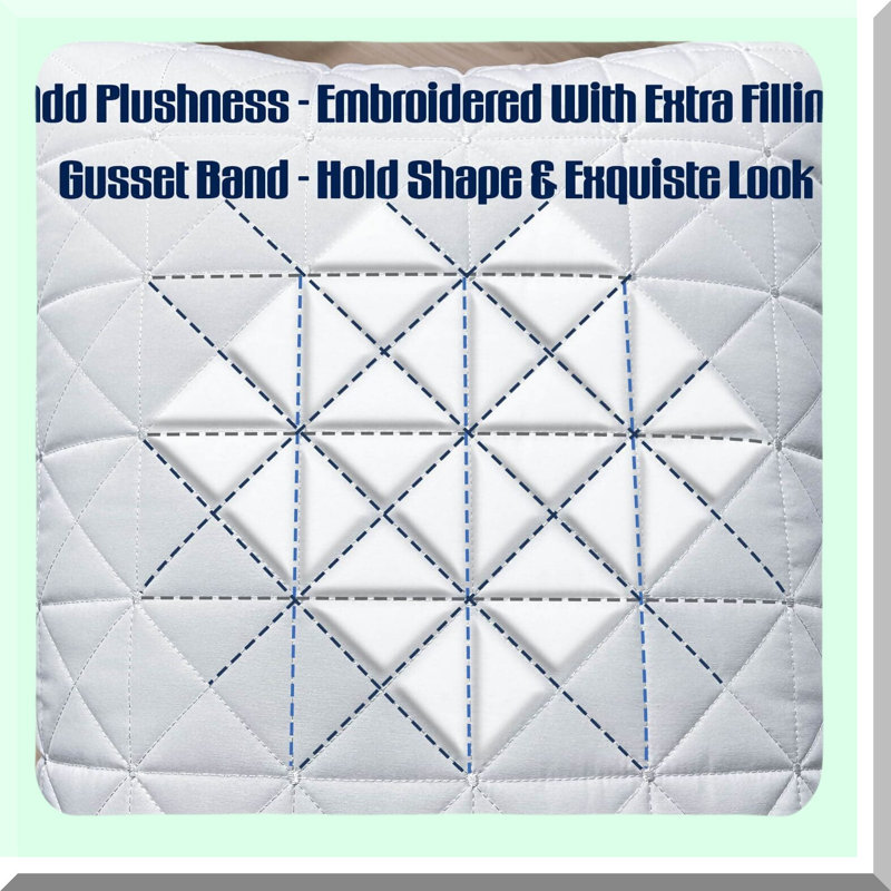 CoolDream Standard Pillow Set - 2 Pack Cooling Hotel Luxury Pillows for Sleeping. Supportive Breathable Down Alternative Gusset Pillow for Back, Stomach, Side Sleepers.