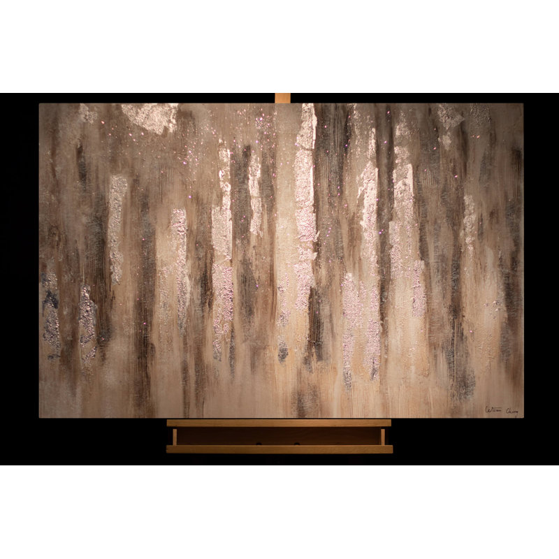 Silver Antre - Wrapped Canvas Painting