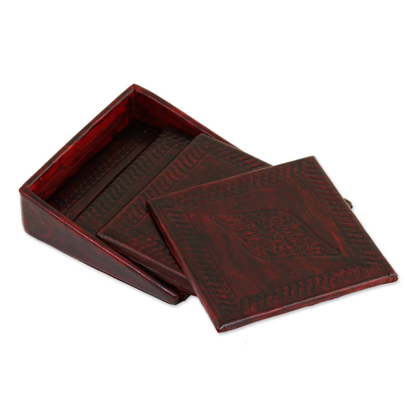 Ensemble de sous-verres 5 pièces Leafy Intrigue