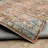 Goreville Machine Washable Performance Non-Skid Rust/Blue Rug Mat-1176270912