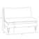 Red from Scalamandre Crafted by Cloth & Company Concord Settee in Pattern