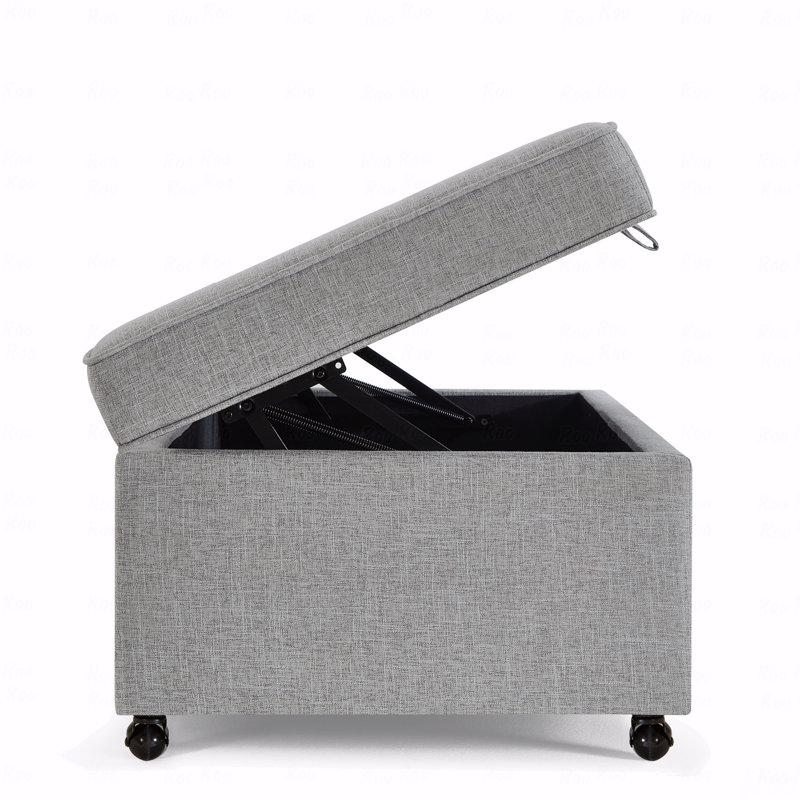 Repose-pieds Basic (type banc), canapé moderne grand confort avec rangement, rangement modulaire modulaire (type banc) avec roulettes