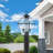 Arelene Stained Glass Beveled and Transparent Lantern Head Post Lantern-288748200