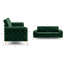Bushong 222Cm Velvet Square Arms Sofa-1260261483-1260261480