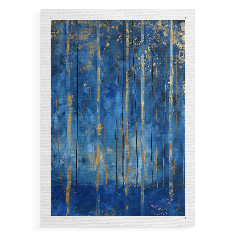 ABSTRACT Series XVIII - Impression sur toile seulement - NON-CADRE, 60" H x 40" W