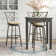 Basche Swivel Adjustable Height Bar Stool