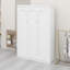 Armoire lit escamotable Murphy avec tablettes intégrées et relevage hydraulique-106950509-106950510