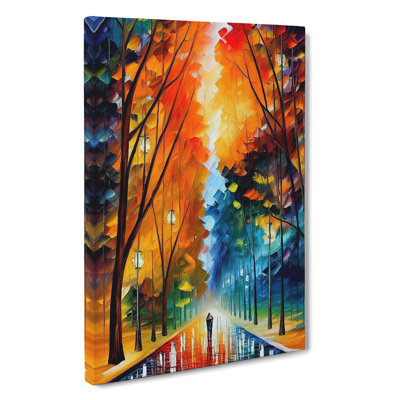 Forest Woodland In Colour No.1 - Wrapped Canvas