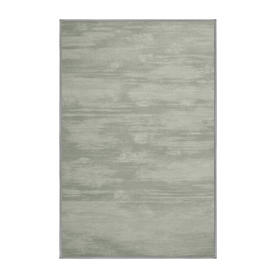 Machine Washable Abstract Brown Area Rug