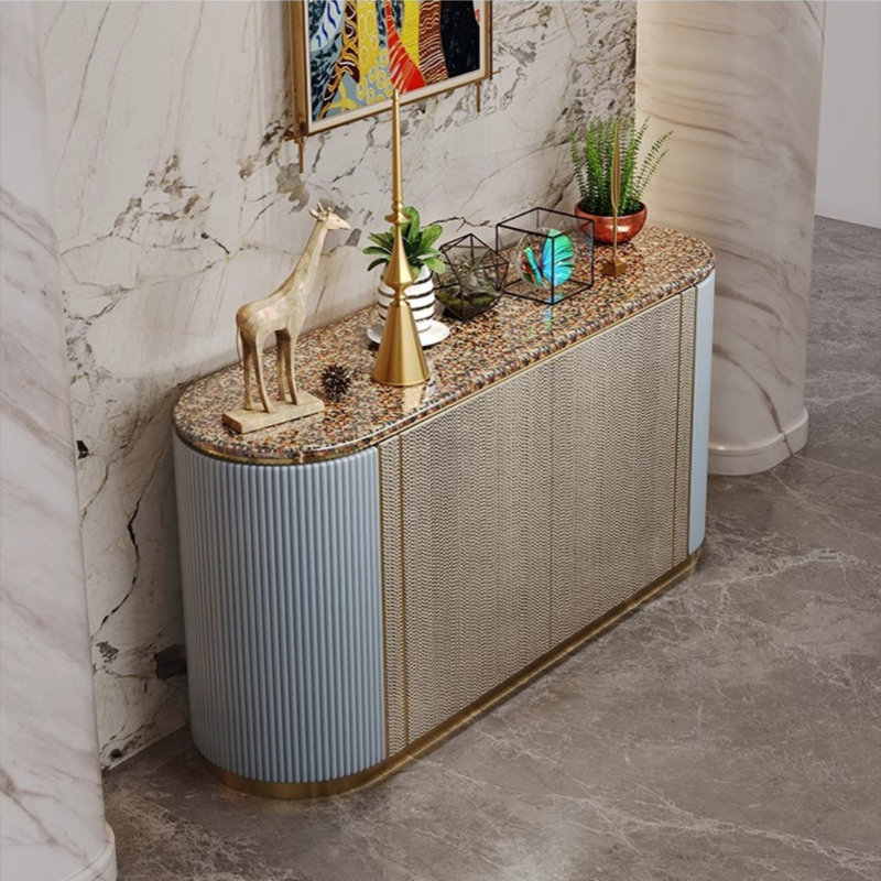Buffet artistique luxueux et haut de gamme, H 31,5 po x l 55,12 po x P 15,75 po