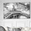 «Black and White View of Paris Eiffel Tower Cityscape», reproduction de photo sur toile tendue-18295529-33186825