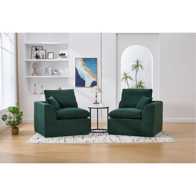 Comfy 2 places, ergonomique, mousse haute densité, housses de coussin amovibles pour chambre à coucher, canapé moderne, housses, support, design