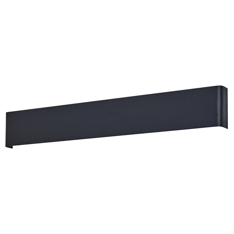 Pruter 35 inch LED Long Linear Flush Mounted Wall Sconce, Black