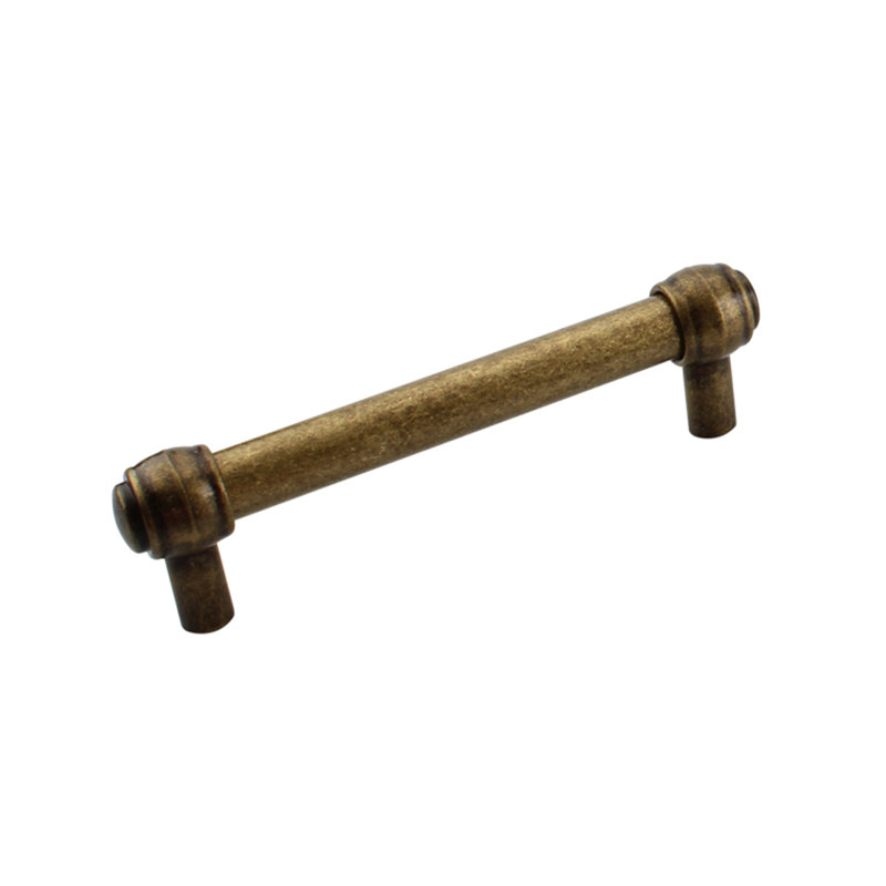 Poignée barre 3 3/4" au centre Colonial, Bronze antique brossé