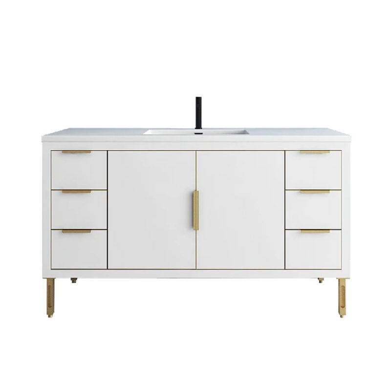 59.13'' Single Bathroom Vanity with Top