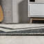 Tapis ivoire / bleu marine Bonnes Modern-2076697191