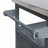54.33" Farmhouse Rolling Outdoor Kitchen Cart, Solid Wood Frame with Stainless Steel Top, Spice Rack, Towel Rack, Lockable Wheels & Multi-Functional Storage for Patio, Backyard BBQ & Kitchen-401245780