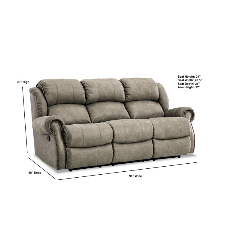 Walsall Manual Reclining Sofa