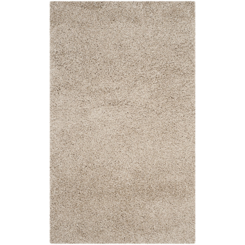 Rizco Shag Performance Solid Color Rug, Rectangle 3' x 5'