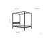 Ayzia Four Poster Bed-80786258-80786257