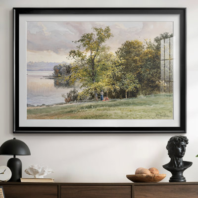 Paysage de lac-Edward Theodore Compton-galerie-1890