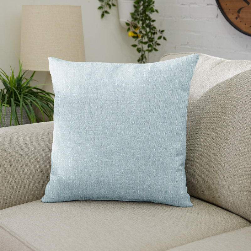 Coussin Andrew, Bleu clair, H 24 po x l 24 po