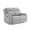 2 Seater Chenille Reclining Sofa-43941692