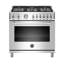 Bertazzoni 36'' W Gas Free Standing Range