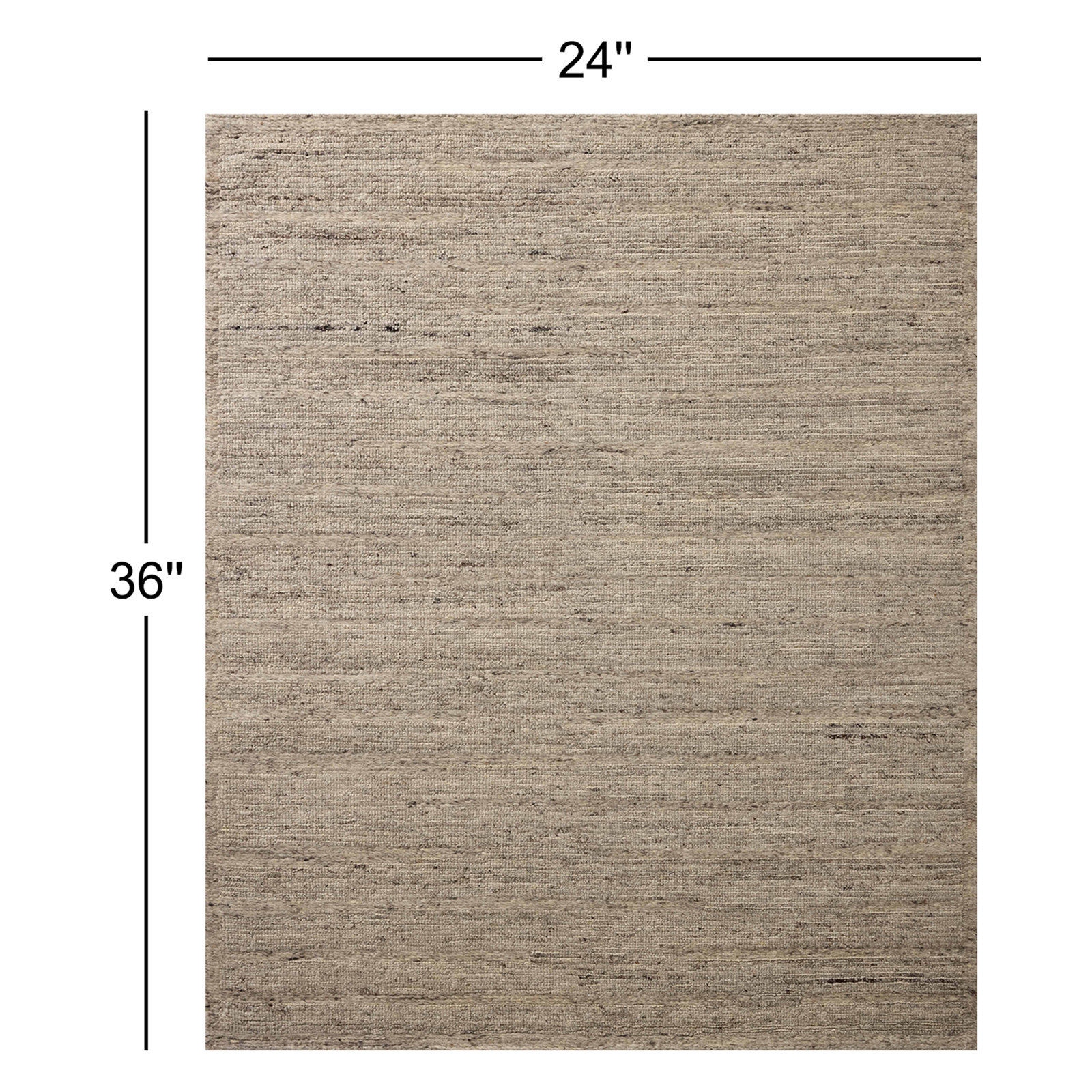 Leanne Ford x Loloi Lennox Smoke Area Rug, Rectangle 2' x 3'