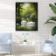 «Swans Refuge By The Lake II», reproduction d'art mural Swans Animal-97171041-97171030