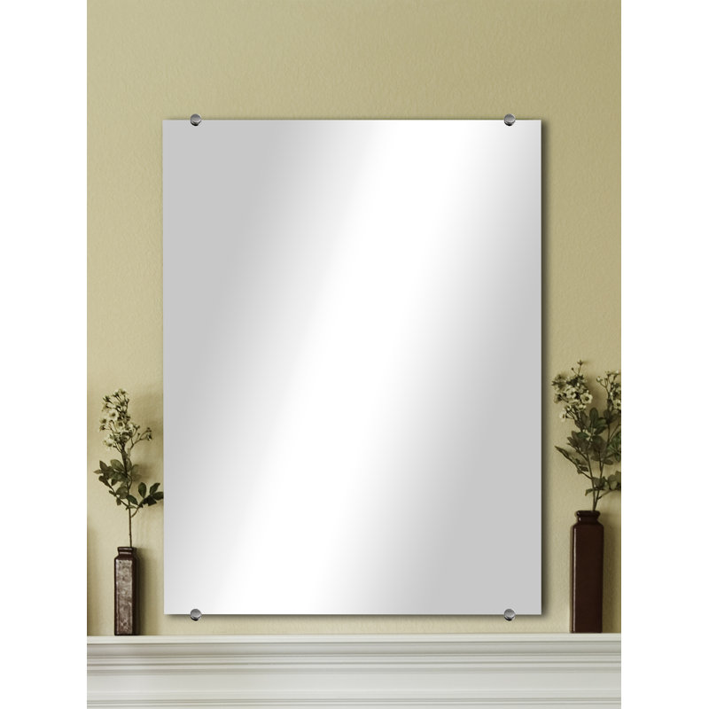 Miroir d'appoint mural Cheston, 30,5 po x 24,5 po