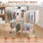 Clothes Drying Rack Foldable 2-Level Laundry Airer with Adjustable Wings