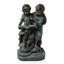 Statue de fille et de garçon lecture conjointe Yadiel
