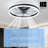 Dusen 19.7 in. Ceiling Fan with LED Lights