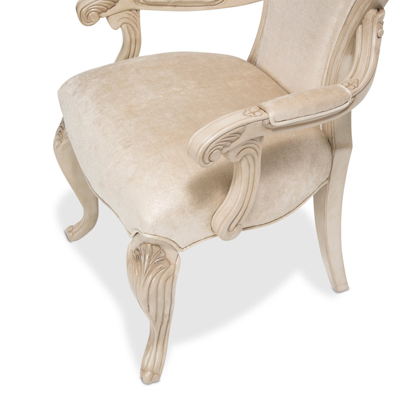 Platine De Royale Champagne Upholstered Arm Chair, Champagne