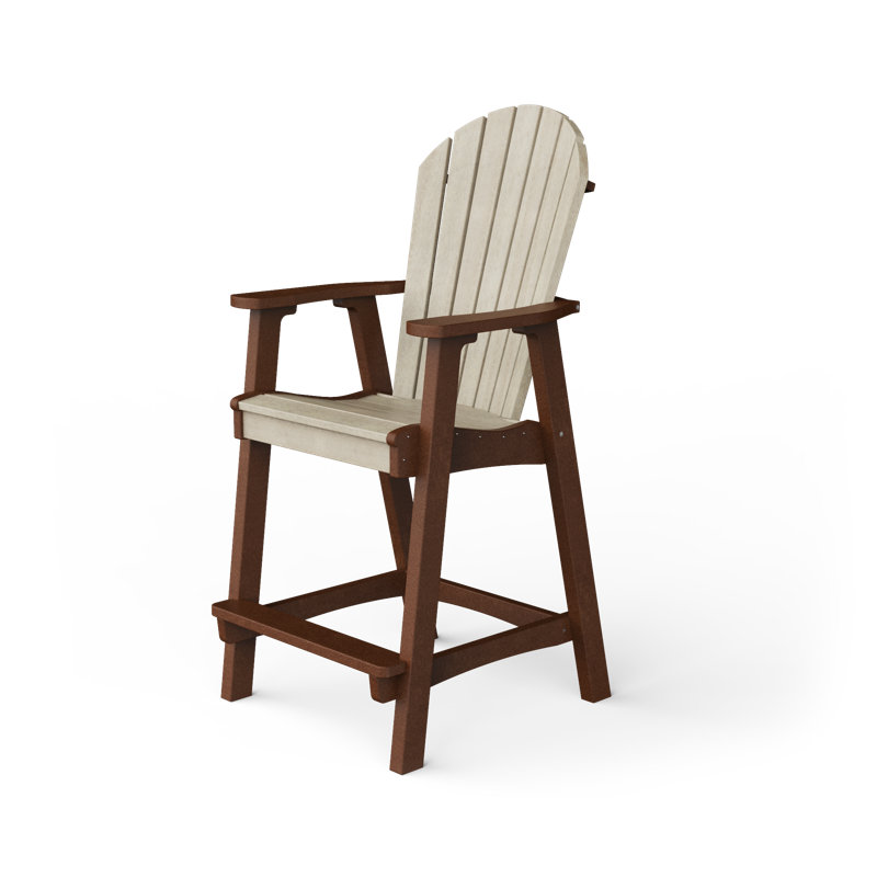 Chaise de patio Wisby, Bois de bouleau / brun Tudor