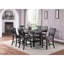 Ensemble de 2 chaises hautes en bois Coffee