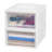 15.75 in. x 9 in. White Box Chest Drawer-966713051