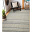 Tapis en coton tissé à plat à la main Briel-70821089
