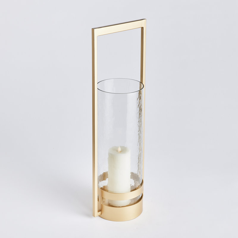 Hurricane Candle Holder, 25" H x 6.50" W x 8.50" D