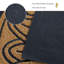 Tapis demi-rond pour porte d'entrée, tapis décoratif semi-circulaire antidérapant à motif floral-1979804848-1979804855