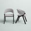 Chaise d'appoint en gris Moberg-712044800