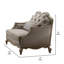 Fauteuil club capitonné de 37 po de largeur