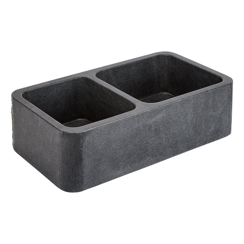 Finbrook 36" Farmhouse / Apron Kitchen Sink, Blue Gray Granite
