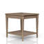 Table de bout sablée avec tiroir de rangement-1295400416