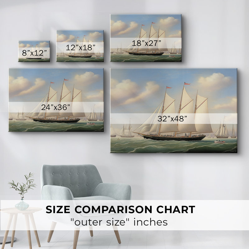 Série nautique-Lxxxxi - Cavas enveloppés de galerie, 40 x 60